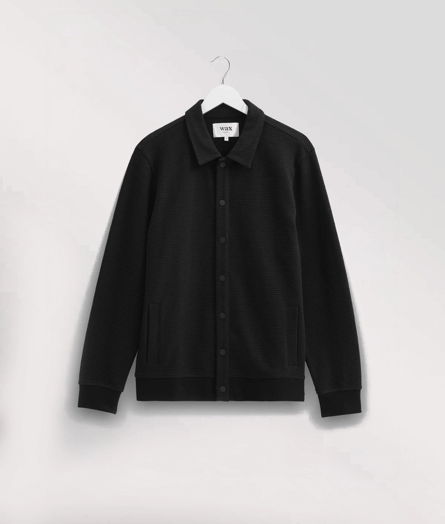 Wax London Mens Hays Jersey Overshirt